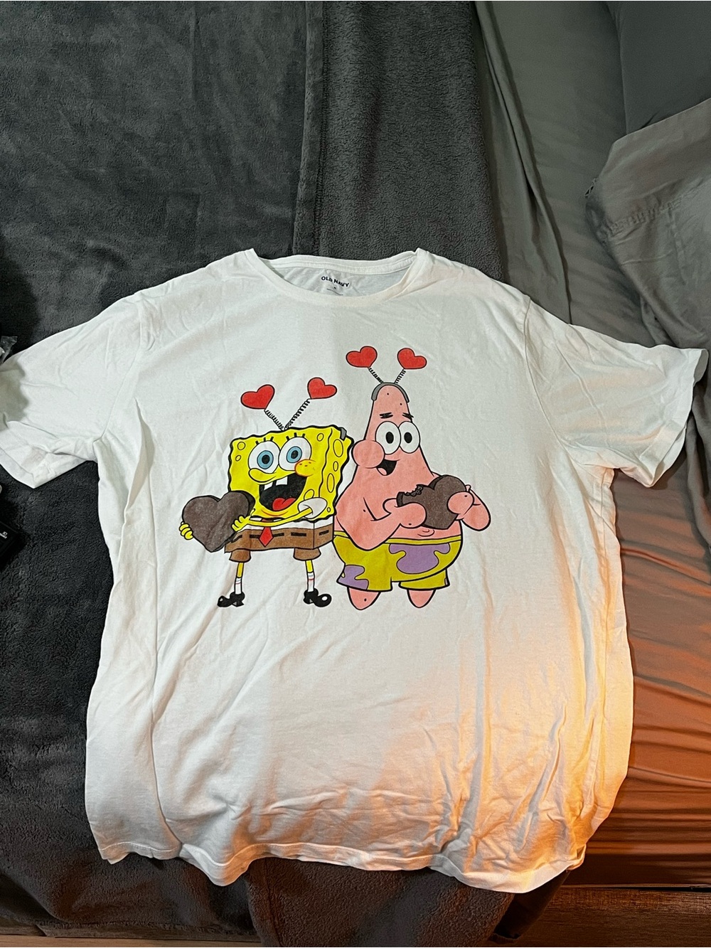 SpongeBob & Patrick Heart Graphic Tee Adult XL Old Navy
